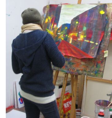 Wöchentlicher Malkurs Mappenvorbereitung